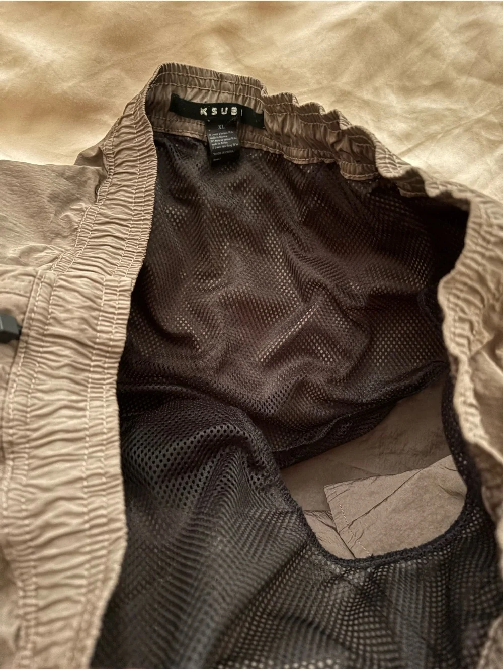Ksubi Men's Olive Green Swim Trunks